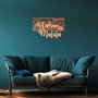 Wallity Hakuna Matata Metal Decor - Nogal y cobre